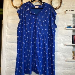 Modcloth Moon Dog Dress with Pins 4x